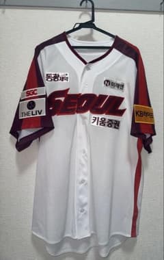 KBO】キウム・ヒーローズ 選手支給ユニフォーム - メルカリ