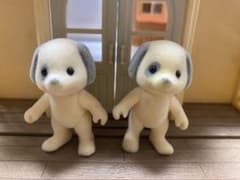 シルバニアファミリー アイボリーイヌ オープンハンド 男の子 女の子