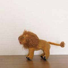 東京動物園協会 ぬいぐるみ ライオン おがくず人形 上野動物園 多摩