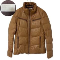 AZ by junhashimoto ジュンハシモト レザーダウンジャケット M - メルカリ