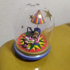 sankyo むらいこうじ ドーム型オルゴール ピエロ 道化師からくり