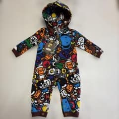 新品タグ付き】A BATHING APE Babyマイロサファリロンパース70 - メルカリ
