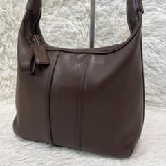 希少 コーチ 6950 ワンショルダー ダークブラウン - メルカリ