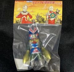 ♤ MAXTOY ミニソフビ 怪獣倉庫 バルタン星人【レトロメタリックカラー