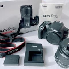 ショット数1310•美品✨Canon EOS Kiss X90レンズ付 箱付 - メルカリ