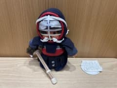 タグ付き・希少】モンチッチ 剣道猿 人形 玩具 ぬいぐるみ 約20cm