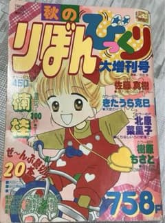 りぼん りぼんびっくり 増刊号 付録 無 吉住渉 小花美穂 水沢めぐみ