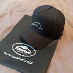 新品 送料無料 クシタニ ニューエラ コラボ キャップ ブラック P-5103