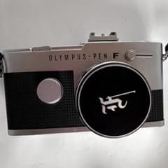 OLYMPUS PEN F 一眼レフカメラ レンズフードS-45付き - メルカリ