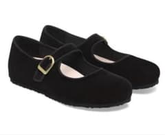 完売品新品タグ付きビルケンシュトックサンタクラリタベルベット黒24cm