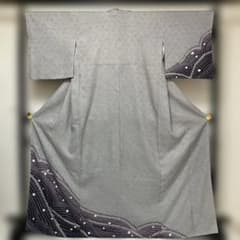 No.2870 正絹総絞り幾何学波柄訪問着 美品 - メルカリ
