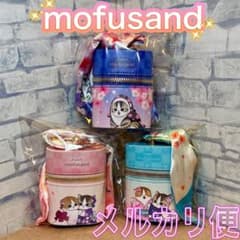 モフサンド mofusand スカーフチャーム付きポーチ 桜満開 3種セット