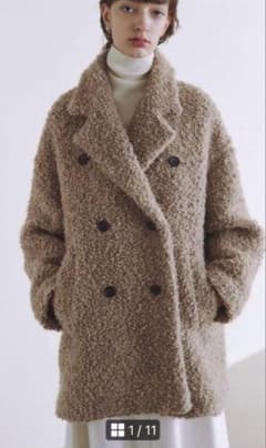 極美品】アドーア☆大人気ベアブークレジャケットコート - メルカリ