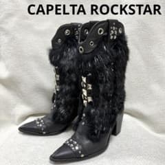 希少 CAPELTA ROCK STAR Y2K Cowboy Boots 37 - メルカリ