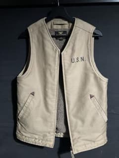 HOUSTON 50628 N-1デッキベスト ベージュ USN - メルカリ