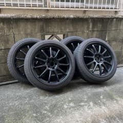 Work Emotion 11r 18インチ マットブラックホイールセット - メルカリ