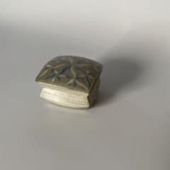 益子焼 島岡桂 縄文象嵌 角型 蓋物/香合（蓋付き小箱） 1対 - メルカリ