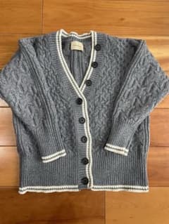 カレンソロジー ケーブル ラムズ アラン ニット カーディガン - メルカリ