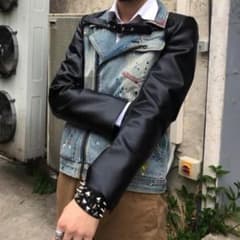 comme des garcons homme plus レザー アームカバー - メルカリ