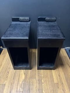 ナカジマ MG-20】 ベッド サイドテーブル コンセント付き ダーク