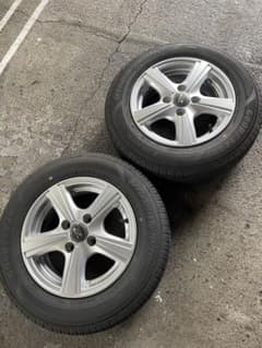 155/80R13 バリ溝 アルミホール 2本セット パッソ ブーン ② - メルカリ