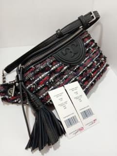 トリーバーチ 61482 FLEMING TWEED BAG ウエストバッグ - メルカリ