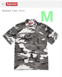 Supreme Washed Camo Polo M - メルカリ