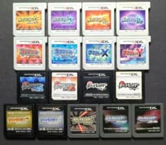 ソフト単品】ポケットモンスター 3DS&DSソフト 17点セット 動作確認