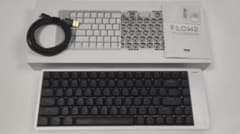 特別限定カスタム】LOFREE FLOW2シルバー（84キー） ×静音ピンク軸