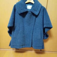 美品❢パシオーネ ボアショートコート ポンチョ テディベア - メルカリ