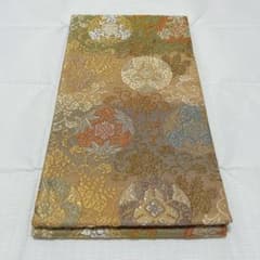 誉田屋源兵衛 袋帯 純金 有職花唐草文 西陣織 正絹 金銀糸 帯屋源兵衛