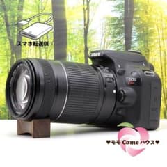 スマホ転送セット☆Canon Kiss X7☆スポーツ撮影に最適な望遠レンズ