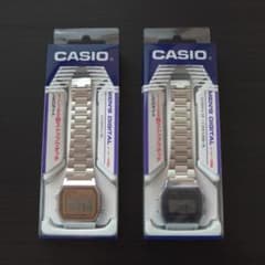 CASIO カシオ チプカシ 旧パッケージ 枠なし 2本セット A158W - メルカリ