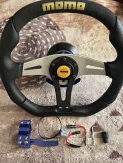 最終値下げ MOMO ステアリングホイール 本体 トレック 美品 z33 - メルカリ