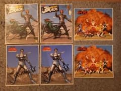 仮面ライダーBLACK ジバン ファイブマン サイン入りポスター - メルカリ