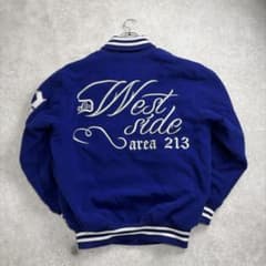 Los Angeles west side 4 life スタジャン 総刺繍 - メルカリ