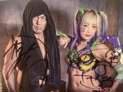 超レア ウナギサヤカ 鈴木みのる W直筆サイン入りポートレート - メルカリ