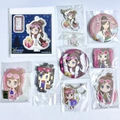 逆転裁判 宝月茜 アクスタ 缶バッジ アトフェス ふわぽに 逆転裁判画廊