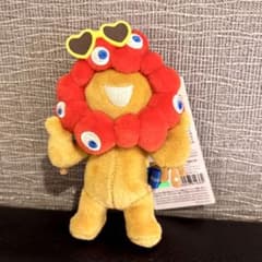 推しカラー 日焼けミャクミャク サングラス ぬいぐるみ ボールチェーン