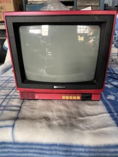 日立カラーテレビ C14-B12 通電確認 レトロ ブラウン管 ジャンク扱い