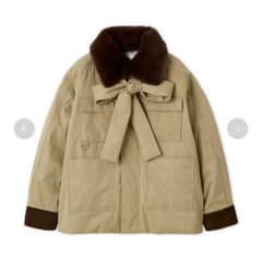 FURFUR パデットボウタイワークブルゾン BEG-F 美品 たのメル便発送