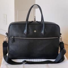 yuji037466様】hinn エンボスレザー ビジネスバッグ - メルカリ