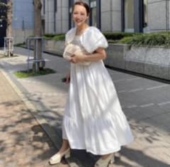 rosymonster スクエアネックボリュームワンピース - メルカリ