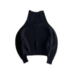 希少】初期 everyone タートルネックリブニット ネイビー Sサイズ