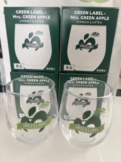 GREEN LABEL x Mrs. GREEN APPLE グラス 4個セット - メルカリ