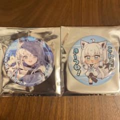 白上フブキ 缶バッジ アートセレクション 2個セット ホロライブ