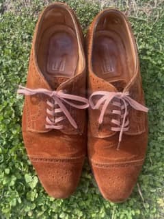 Edward Green ブラウンスエード ストレートチップ 8E 606 - メルカリ