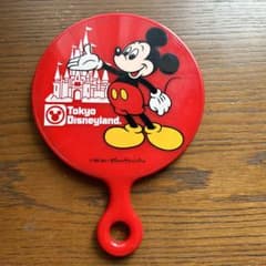 ディズニー 手鏡 ミラー 1982年 昭和レトロ 大サイズ ミッキーマウス