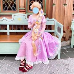 ラプンツェル ウィッグ 衣装 コスプレ ディズニー ハロウィン Dハロ