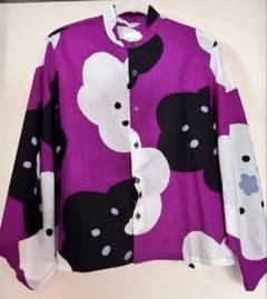 ソウソウ SOUSOU モスリン 草衣 ほほえみ 京紫 ほぼ新品（試着のみ）L